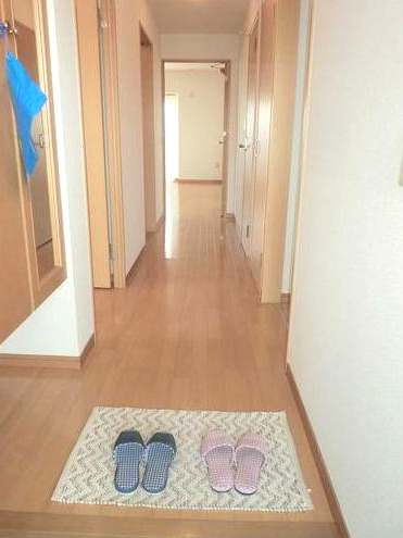 熊本市中央区帯山４丁目の賃貸マンションの玄関