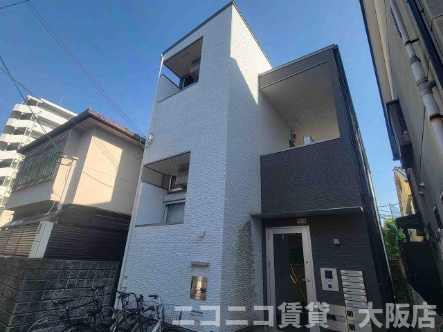 大阪市旭区今市１丁目のアパートの外観