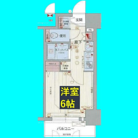プレサンスNAGOYA桜通ビッグビートの間取り