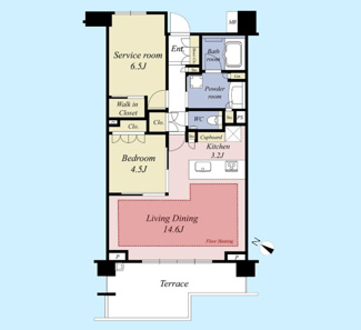 【間取り】 | パークホームズ駒沢ザレジデンス