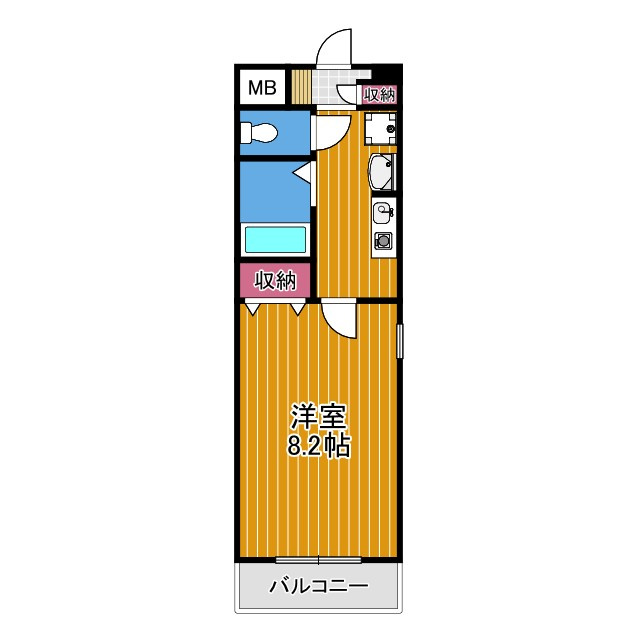 聖和マンション弐番館の間取り