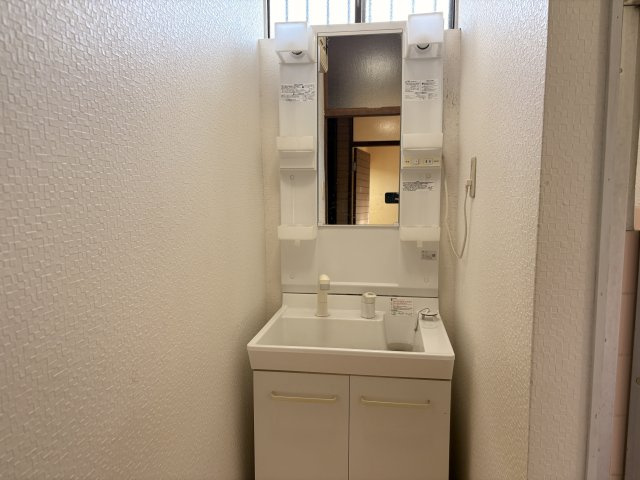 帝塚山テラスハウスの独立洗面台