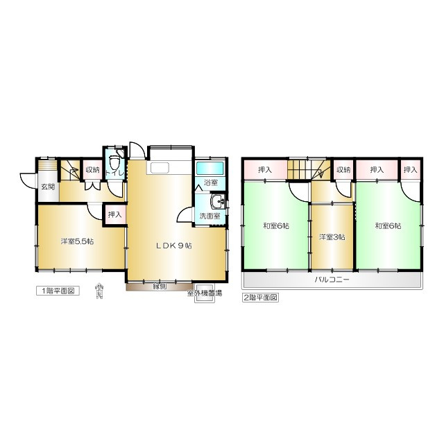 関町北４丁目貸家　西棟の間取り