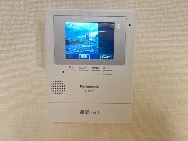 カロテラスの内装|カメラ付インターホン