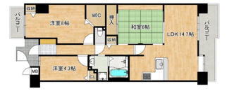 【間取り】 | ユニライフ泉北深井駅前