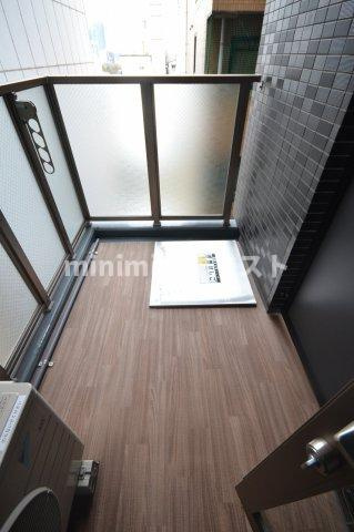 プレサンス上町台クレストのバルコニー