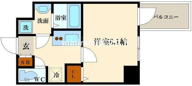 プレサンス上町台クレストの間取り