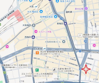 【地図】 | ACN西天満ビル