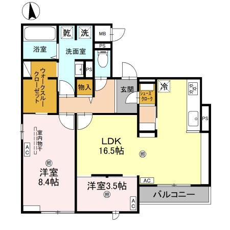 【間取り】 | クラシスト千里丘上