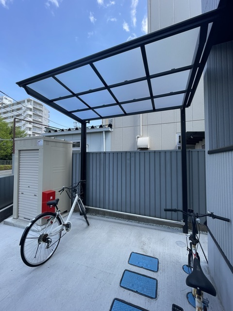 グロウランス宮城野のその他共用部分|屋根付き駐輪場