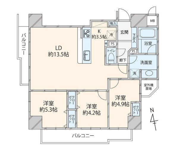 ベルハイム元浅草の間取り|～間取図～