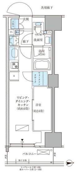 【間取り】 | パークアクシス品川天王洲アイル