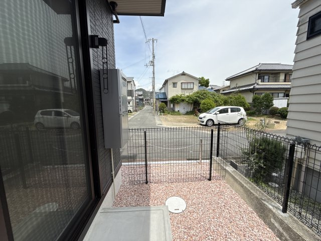 Anpool　A棟のバルコニー