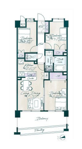 ベルジュール三鷹