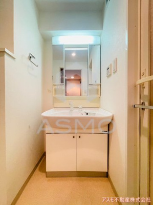 【洗面所】 | D-Rest Nakanoshima | 同マンション別部屋参考写真