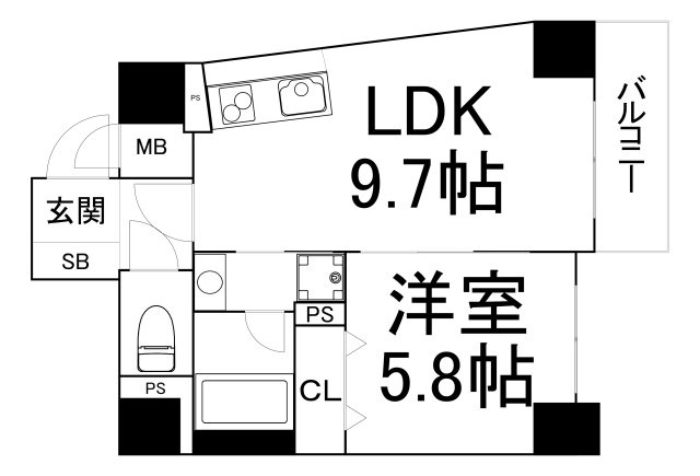 【間取り】 | D-Rest Nakanoshima