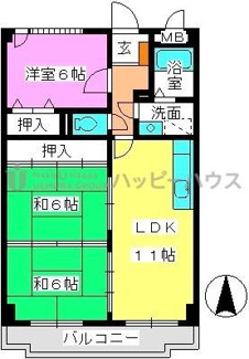 【間取り】 | サンシャトーレFUJI