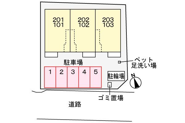 ＭＩＹＡＮＯＭＡＥ５５４の駐車場