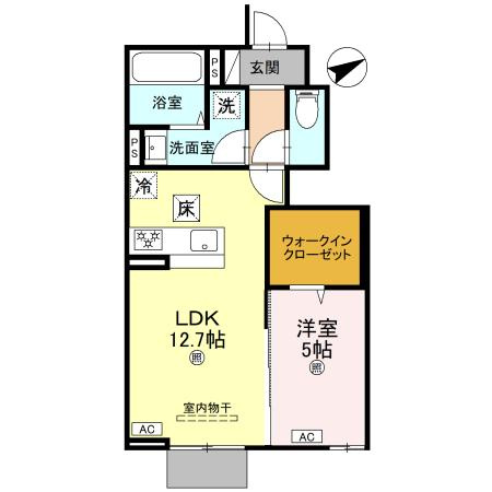 Anpool　B棟の間取り