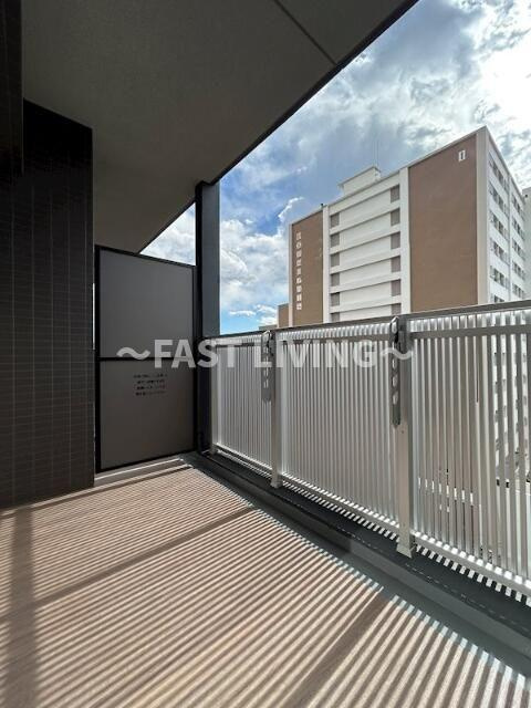 クレイラ西早稲田のバルコニー