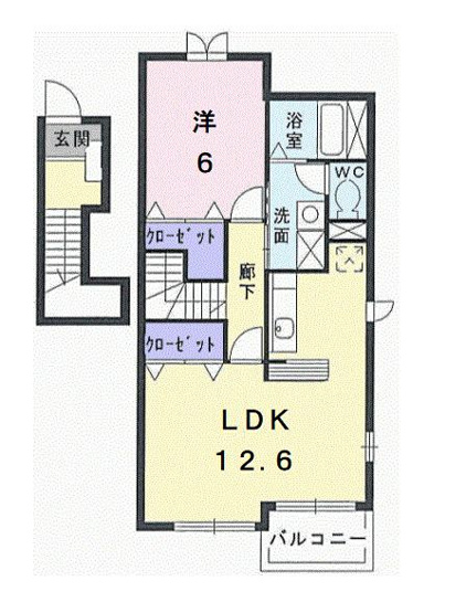 【間取り】 | シェーンベルク土器Ｄ