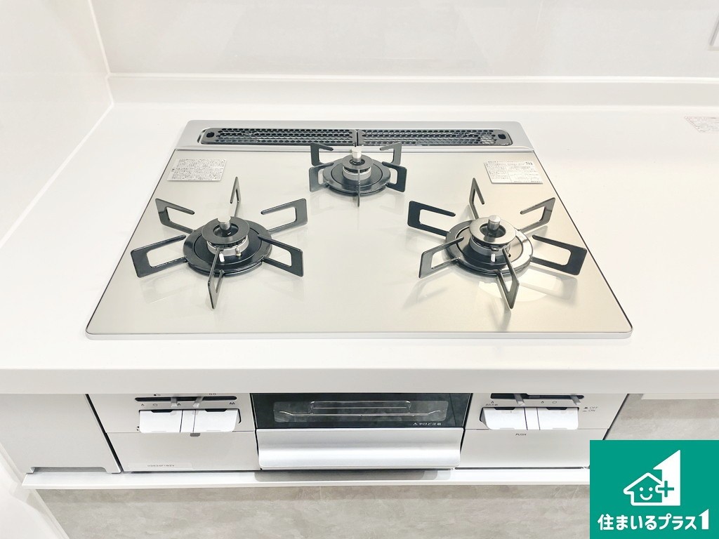 エンゼルハイム上野芝の設備|ダブル高火力Ｓｉセンサー付きコンロ！