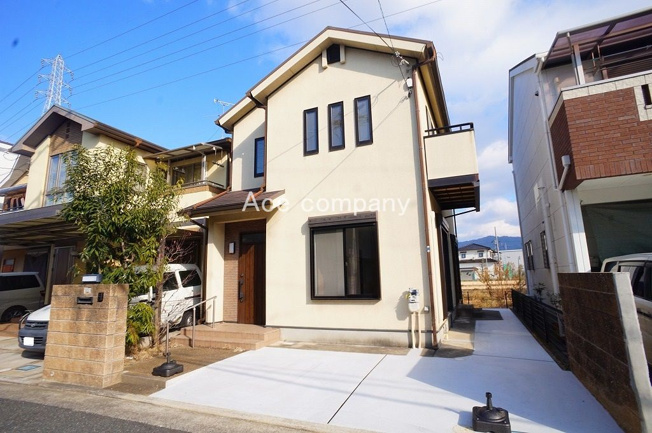 【外観】 | 八尾市緑ヶ丘5丁目 | 【住友林業施工の家！敷地約33坪付き、間口広々整形地☆平成17年築☆】ローン返済目安：月々約73602円（頭金0円、変動金利0.875％、返済期間40年、ボーナス払い無しで試算しています）