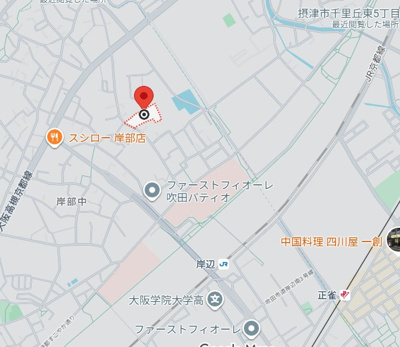 【地図】 | ファーストフィオーレ吹田ウインズテラス