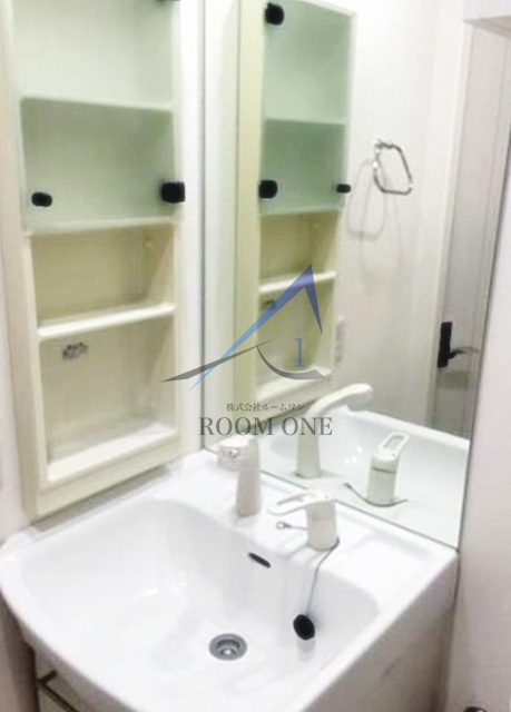 ラグジュアリーアパートメント文京千石＃０１の洗面所|洗面台です。
