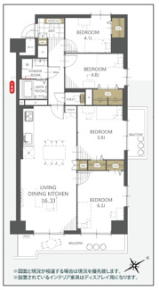 【間取り】 | 南浦和パークハイツ