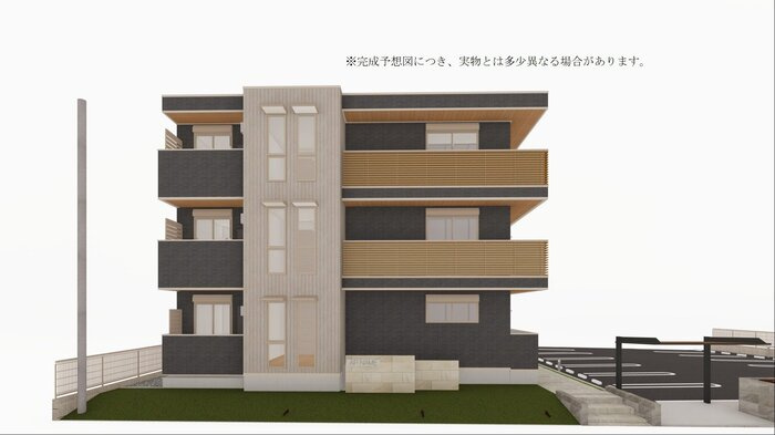 D-avance 柱六番町Ⅰの外観パース