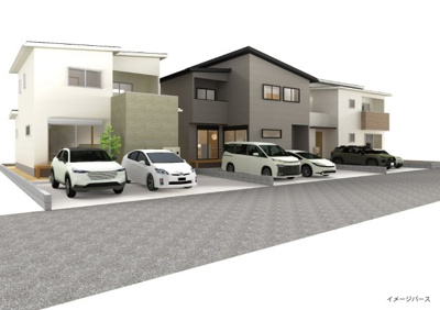 【完成予想図】 | 【NEXT-STEP HOME】◆ネクスタウン道善◆１号地◆ゆめモール那珂川近くに分譲地できました！ | ◆ネクスタウン道善◆街並みイメージ…♪