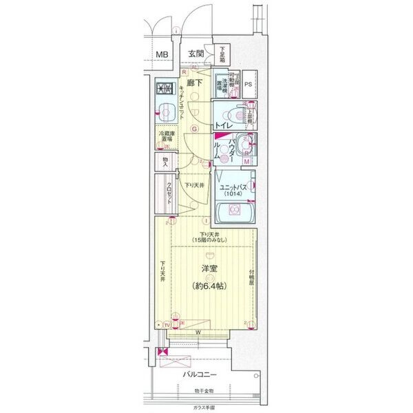 プレサンス錦ラウムの間取り
