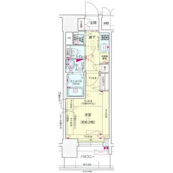 プレサンス錦ラウムの間取り