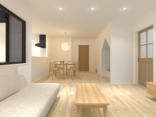 【完成予想図】 | 【NEXT-STEP HOME】◆ネクスタウン道善◆2号地◆暮らしやすさレベルアップ中の人気エリアです！ | ◆ネクスタウン道善２号地◆参考セットプラン◆建物面積101.02㎡