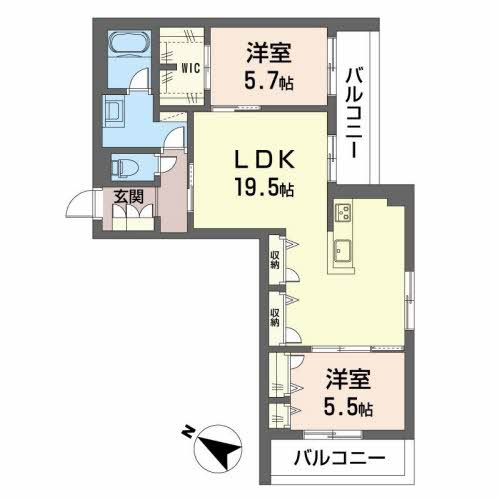 A monte.の間取り