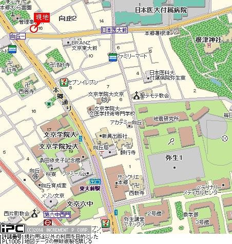 パールマンション白山の地図