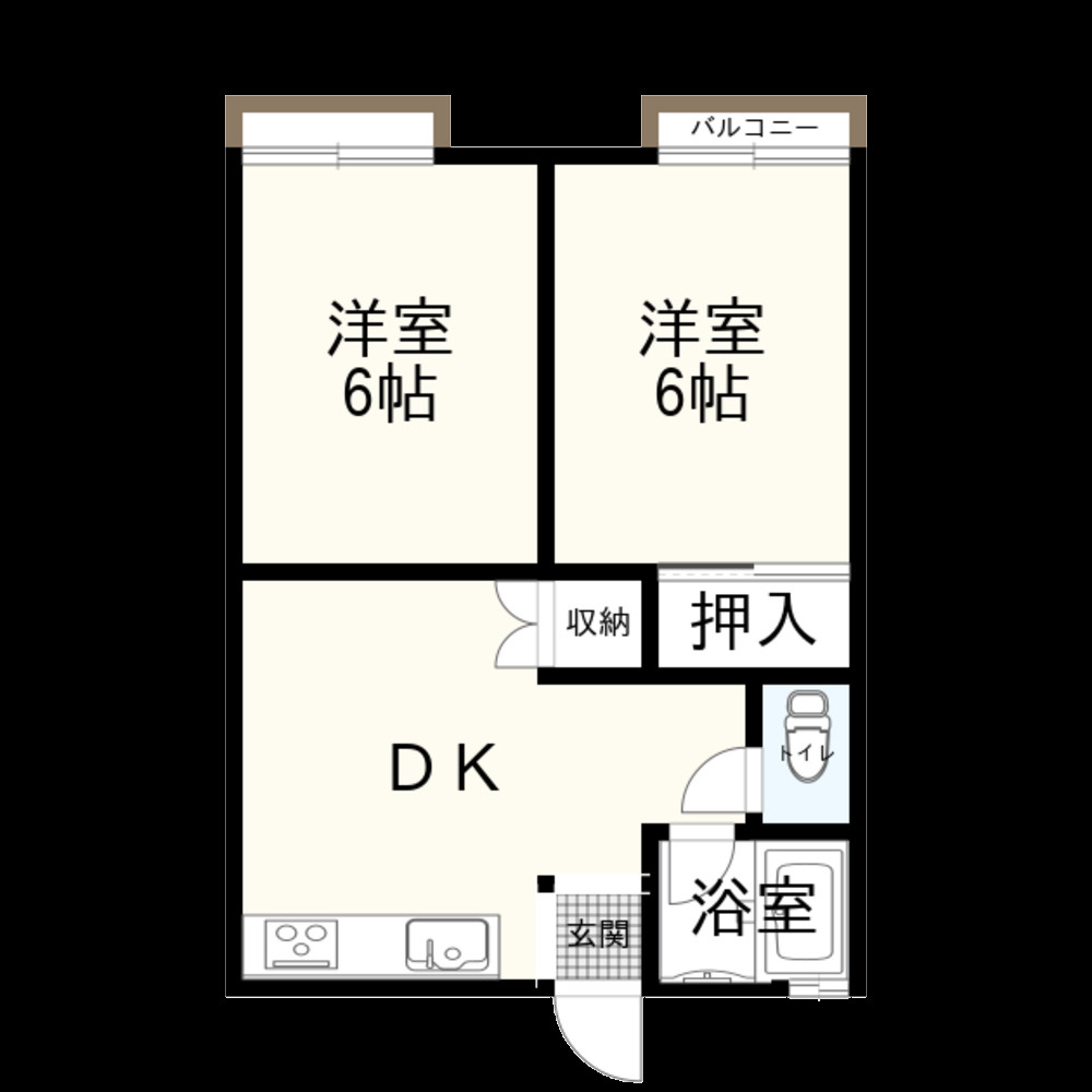 コーポサンライズの間取り