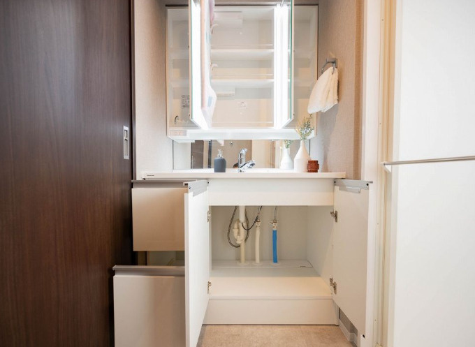 ライオンズマンション両国リバーステージの独立洗面台