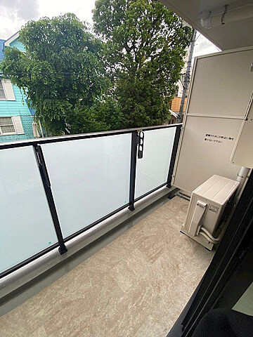 新宿区富久町の賃貸マンションのバルコニー
