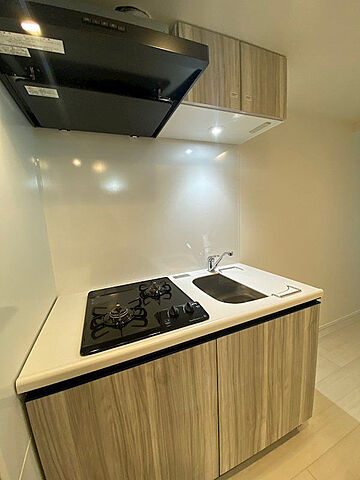 新宿区富久町の賃貸マンションのキッチン