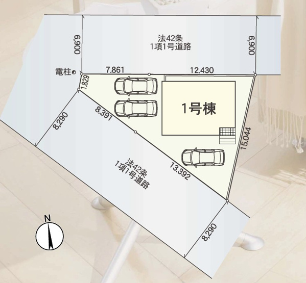 【間取り】 | 沼津市西間門 9期 新築一戸建て | 区画図です
