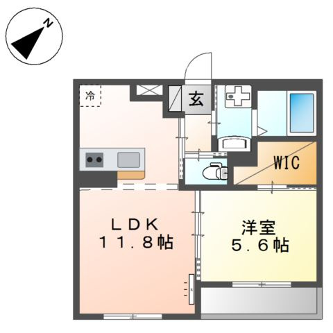 フォレスト離宮Bloomの間取り