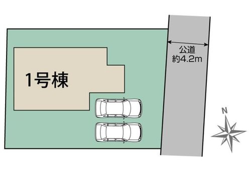 ブルーミングガーデン　岡山市北区谷万成【仲介手数料無料】の区画図