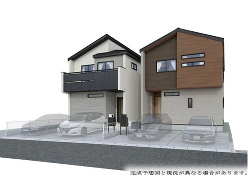 ブルーミングガーデン　岡山市中区東川原【仲介手数料無料】の外観|右（1）号棟