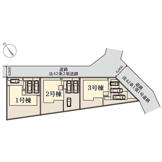 リーブルガーデン宇都宮市細谷町第７　新築一戸建ての区画図