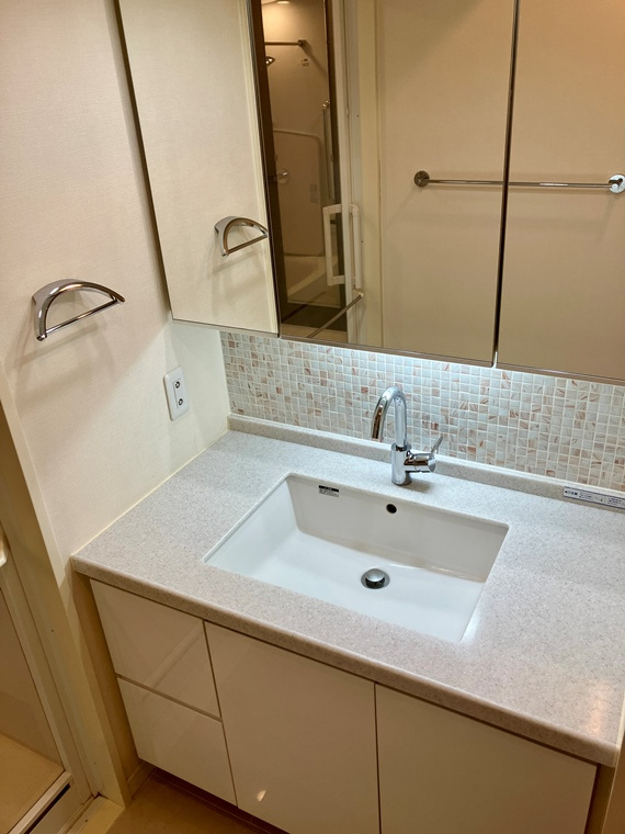 ディアクオーレ白金高輪の洗面所