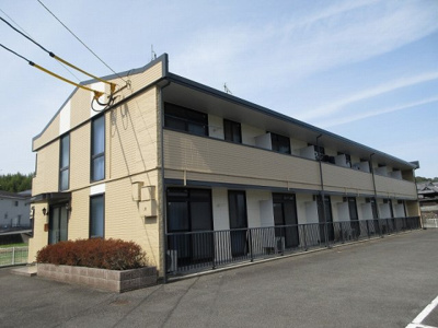 【外観】 | レオパレスサクラ | 外壁塗装完了・工事完了日：2024/02/21