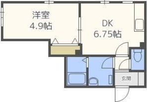 CASA西町グランデA棟の間取り