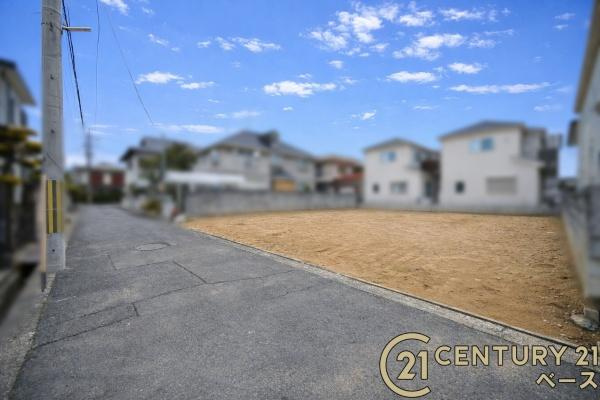 橿原市新口町　１号地　建築条件なし土地の前面道路含む現地写真|■現地撮影写真■新ノ口駅まで徒歩１０分！■